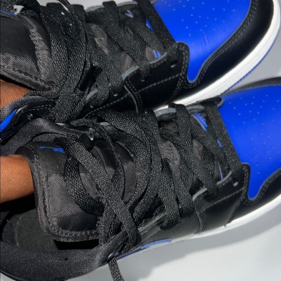 Nike Air Jordan 1 Mid - Black/Royal Blue 6.5Y - Picture 12 of 14